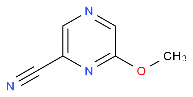 6-METHOXYPYRAZINE-2-CARBONITRILE_分子结构_CAS_136309-07-4)