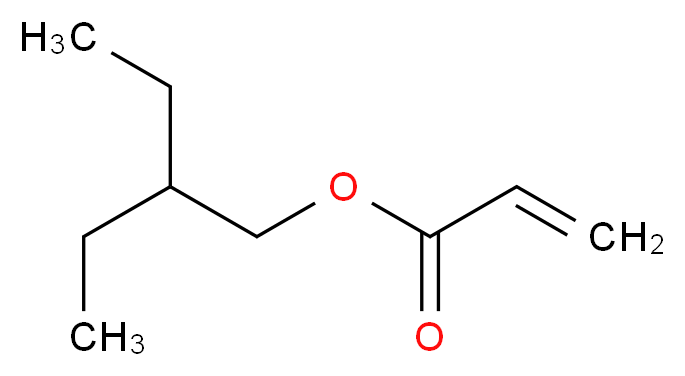 2-ETHYLBUTYL ACRYLATE_分子结构_CAS_3953-10-4)