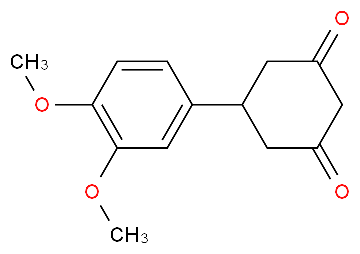 5-[3,4-(二甲氧基)苯基]-1,3-环己二酮_分子结构_CAS_190064-28-9)