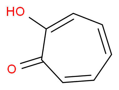 2-hydroxycyclohepta-2,4,6-trien-1-one_分子结构_CAS_533-75-5