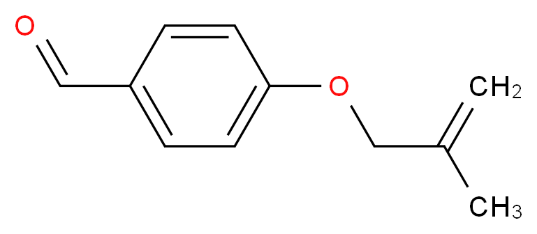 4-[(2-methylprop-2-en-1-yl)oxy]benzaldehyde_分子结构_CAS_38002-91-4