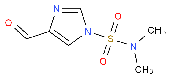 1-(N,N-Dimethylsulphamoyl)-1H-imidazole-4-carboxaldehyde 97%_分子结构_CAS_)