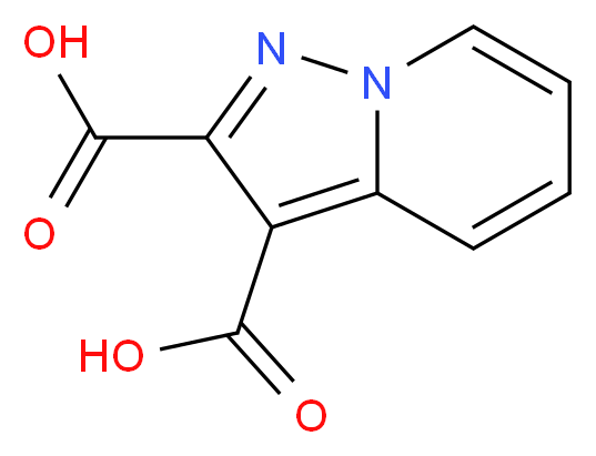 Pyrazolo[1,5-a]pyridine-2,3-dicarboxylic acid 97%_分子结构_CAS_63237-87-6)