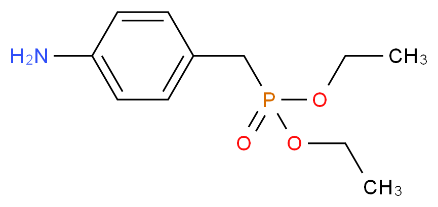 4-氨基苄基膦酸二乙酯_分子结构_CAS_20074-79-7)