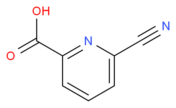 6-Cyanopyridine-2-carboxylic acid_分子结构_CAS_872602-74-9)