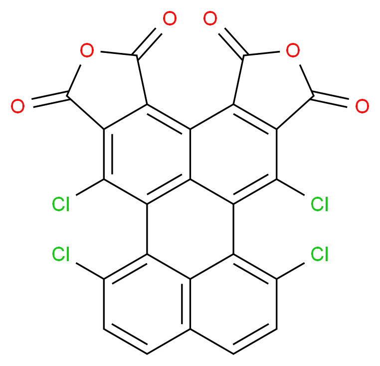 1,6,7,12-Tetrachloroperylenetetracarboxylic acid dianhydride_分子结构_CAS_156028-26-1)