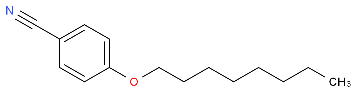 4-n-Octyloxybenzonitrile_分子结构_CAS_88374-55-4)