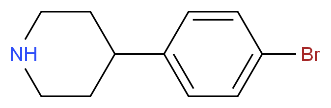 4-(4-Bromophenyl)piperidine_分子结构_CAS_80980-89-8)