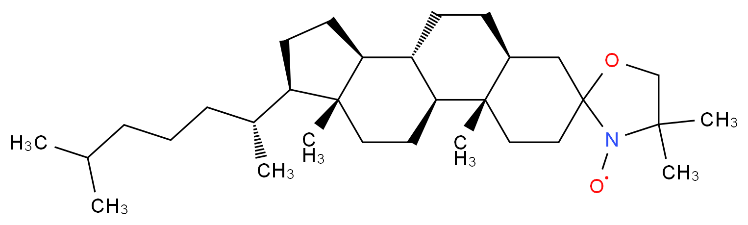 3β-DOXYL-5α-胆甾烷，自由基_分子结构_CAS_55569-61-4)