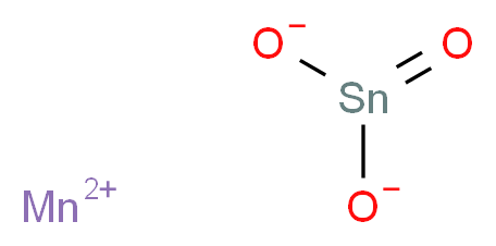 manganese(2+) ion oxostannanebis(olate)_分子结构_CAS_12209-35-7