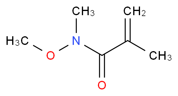 N-methoxy-N,2-dimethylprop-2-enamide_分子结构_CAS_132960-14-6