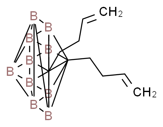 1,2-Bis(3-butenyl)carborane_分子结构_CAS_28109-72-0)