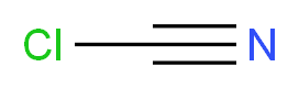 carbononitridic chloride_分子结构_CAS_506-77-4