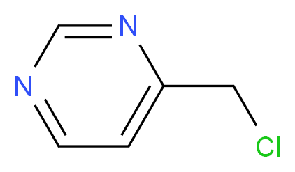 4-(Chloromethyl)pyrimidine_分子结构_CAS_54198-81-1)