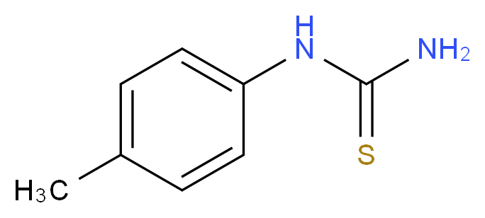 1-(4-Methylphenyl)thiourea 97%_分子结构_CAS_622-52-6)