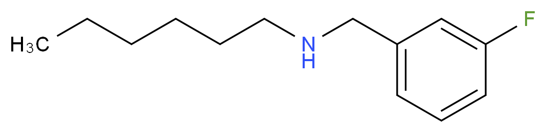 3-Fluoro-N-n-hexylbenzylamine_分子结构_CAS_1042511-87-4)