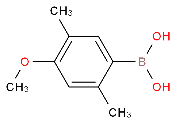 (4-methoxy-2,5-dimethylphenyl)boronic acid_分子结构_CAS_246023-54-1