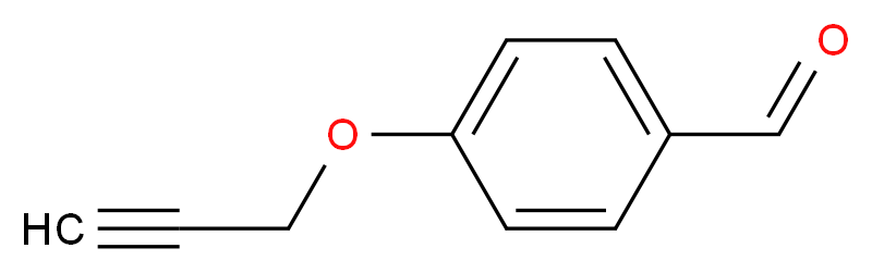 4-(Prop-2-yn-1-yloxy)benzaldehyde_分子结构_CAS_5651-86-5)