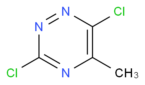 3,6-DICHLORO-5-METHYL-1,2,4-TRIAZINE_分子结构_CAS_132434-82-3)