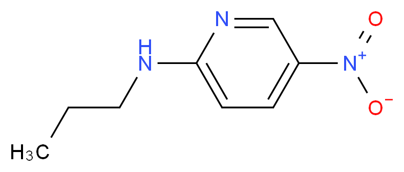 5-nitro-N-propylpyridin-2-amine_分子结构_CAS_25948-11-2