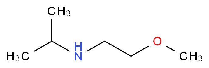 Isopropyl-(2-methoxy-ethyl)-amine_分子结构_CAS_)