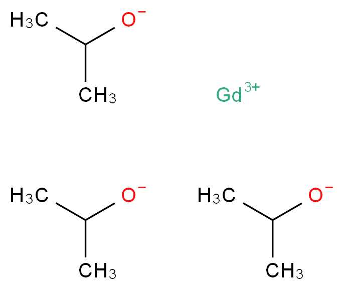 异丙醇钆(III)_分子结构_CAS_14532-05-9)