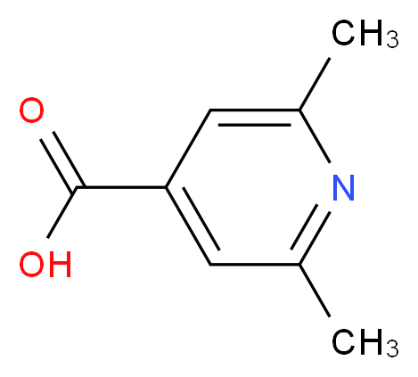 2,6-Dimethylisonicotinic acid_分子结构_CAS_)