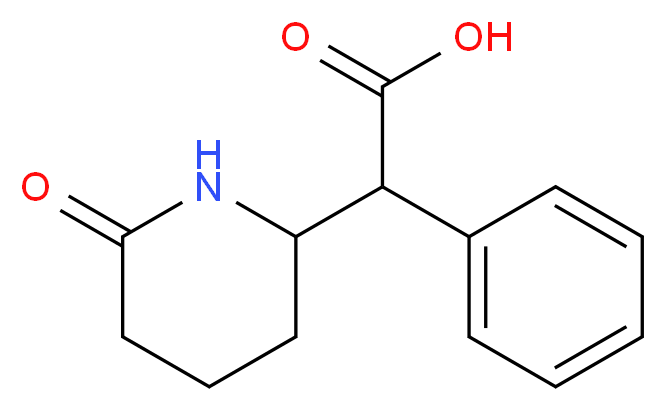 DL-threo-Ritalinic Acid Lactam(Mixture of Diastereomers)_分子结构_CAS_54593-31-6)