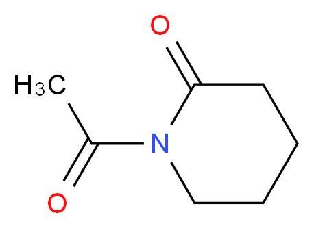 1-Acetylpiperidin-2-one_分子结构_CAS_3326-13-4)