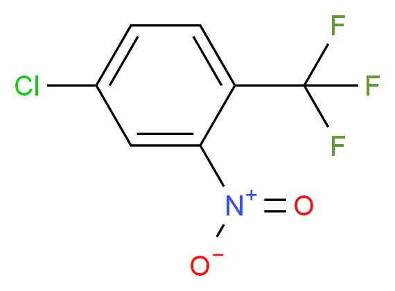 4-chloro-2-nitro-1-(trifluoromethyl)benzene_分子结构_CAS_25889-38-7