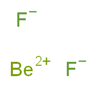 beryllium(2+) ion difluoride_分子结构_CAS_7787-49-7