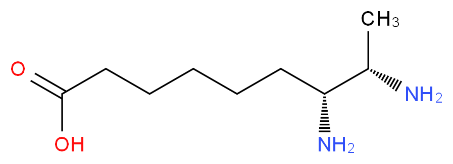 (7R,8S)-7,8-diaminononanoic acid_分子结构_CAS_951786-35-9