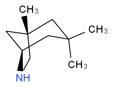 1,3,3-三甲基-6-氮杂双环[3.2.1]辛烷_分子结构_CAS_53460-46-1)