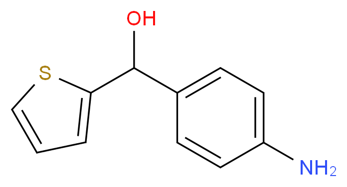 (4-aminophenyl)(thiophen-2-yl)methanol_分子结构_CAS_915919-62-9