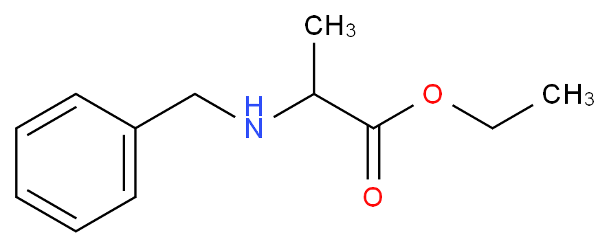 ethyl 2-(benzylamino)propanoate_分子结构_CAS_54159-18-1