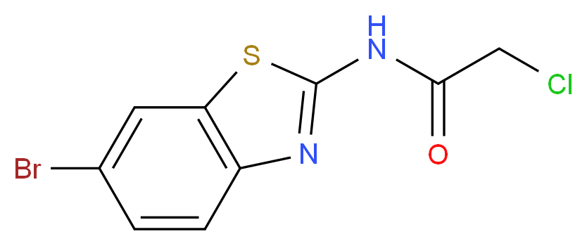 N-(6-Bromo-benzothiazol-2-yl)-2-chloro-acetamide_分子结构_CAS_3427-31-4)