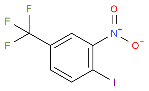 1-iodo-2-nitro-4-(trifluoromethyl)benzene_分子结构_CAS_400-97-5)