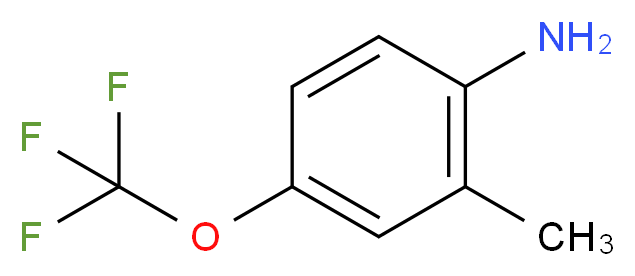 2-methyl-4-(trifluoromethoxy)aniline_分子结构_CAS_86256-59-9