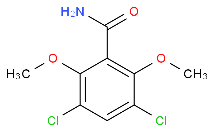 3,5-dichloro-2,6-dimethoxybenzamide_分子结构_CAS_90650-25-2)