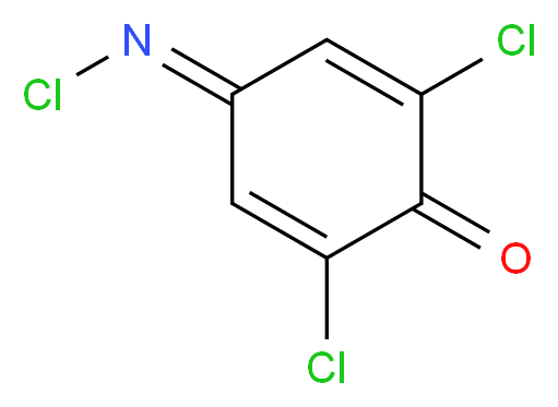 2,6-二氯醌-4-氯亚胺_分子结构_CAS_101-38-2)