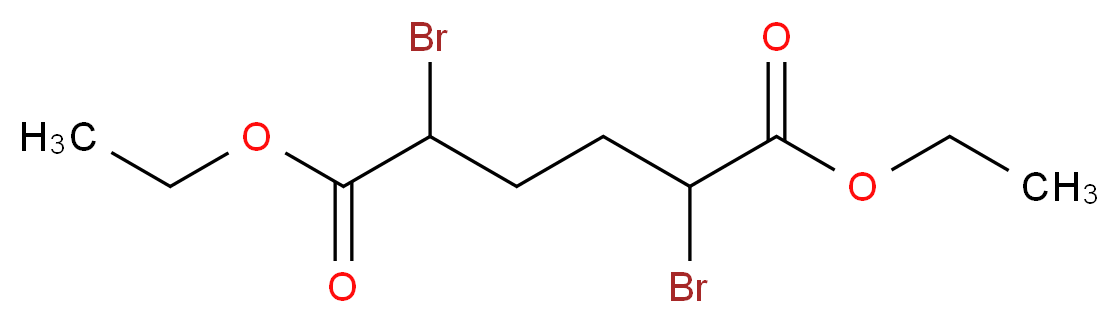 diethyl 2,5-dibromohexanedioate_分子结构_CAS_869-10-3)