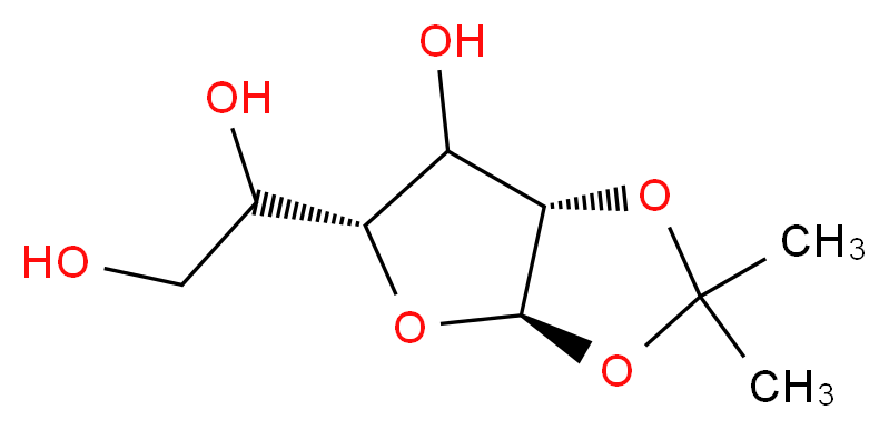 1,2-O-Isopropylidene-α-D-glucofuranose_分子结构_CAS_253328-56-2)