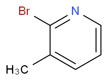 2-bromo-3-methylpyridine_分子结构_CAS_3430-17-9