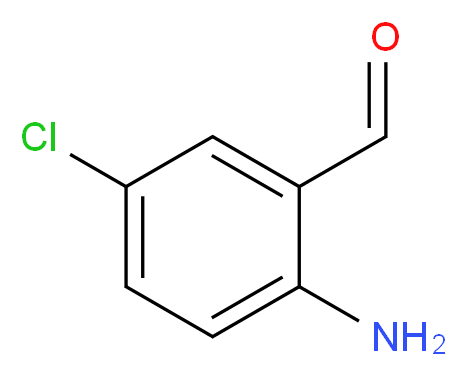 2-氨基-5-氯苯甲醛_分子结构_CAS_20028-53-9)