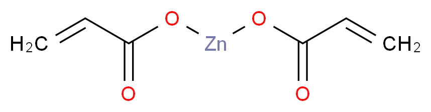 (prop-2-enoyloxy)zincio prop-2-enoate_分子结构_CAS_14643-87-9