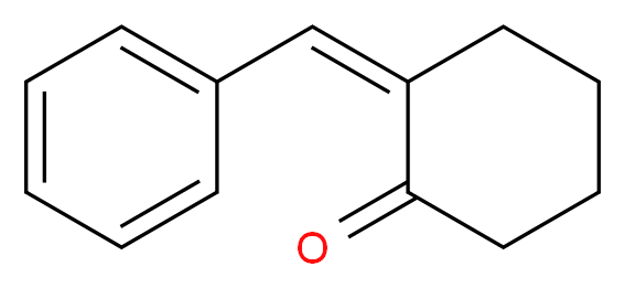 (2Z)-2-(phenylmethylidene)cyclohexan-1-one_分子结构_CAS_5682-83-7