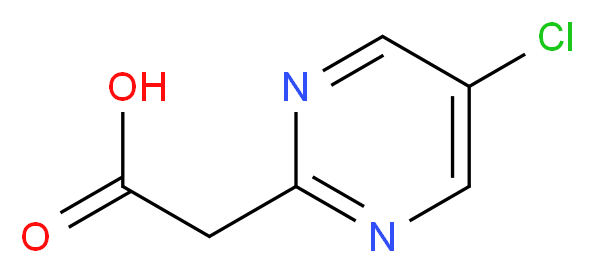 2-(5-chloropyrimidin-2-yl)acetic acid_分子结构_CAS_944903-13-3