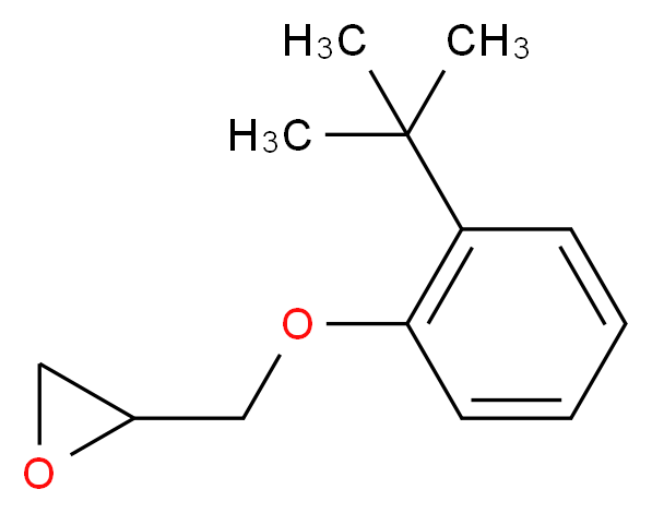 2-[(2-tert-butylphenoxy)methyl]oxirane_分子结构_CAS_40786-25-2)