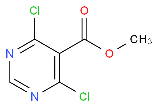 methyl 4,6-dichloropyrimidine-5-carboxylate_分子结构_CAS_)