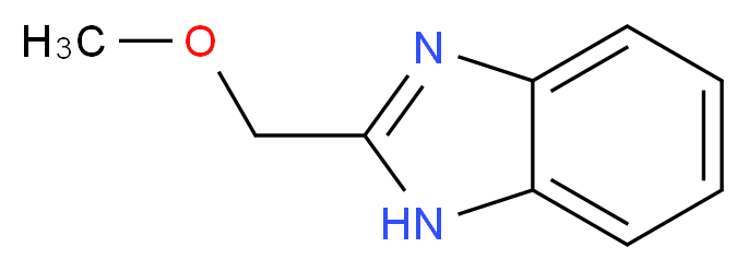 2-Methoxymethyl-1H-benzoimidazole_分子结构_CAS_7146-97-6)